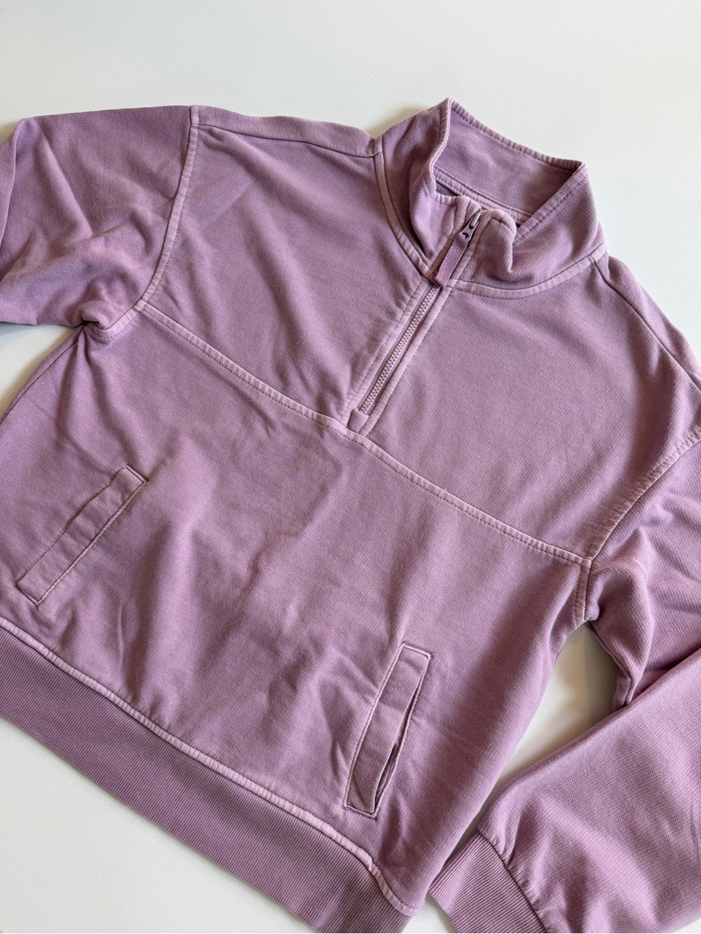 Cat and Jack Girls- Half-Zip Pullover Top - Lavender Pink